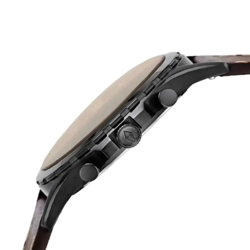 Fossil Forrester Chronograph Brown Leather Men's Watch- FS5608